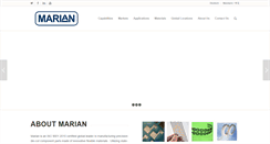 Desktop Screenshot of marianinc.com